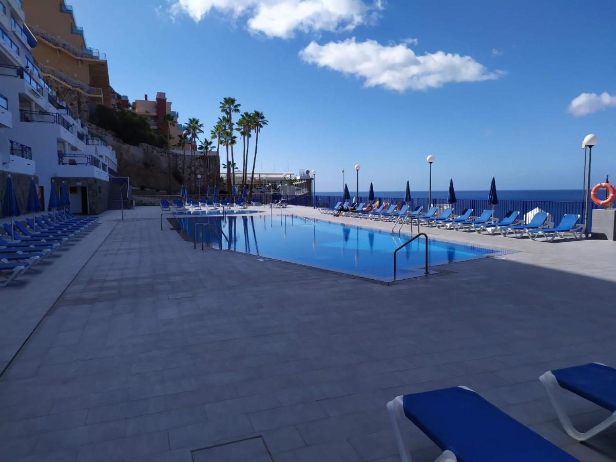 Ocean View Apartment In Taurito, Mogan - Top Floor Exteriör bild