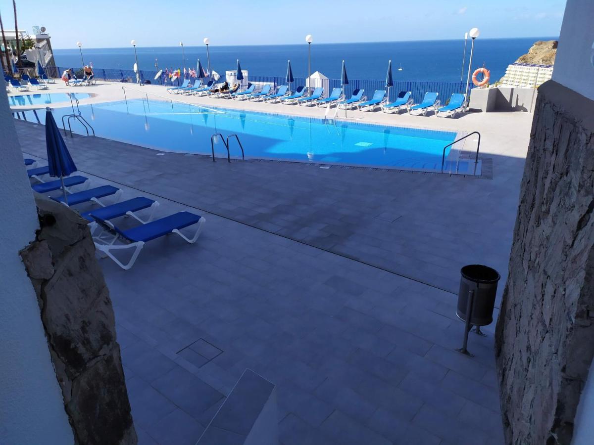 Ocean View Apartment In Taurito, Mogan - Top Floor Exteriör bild