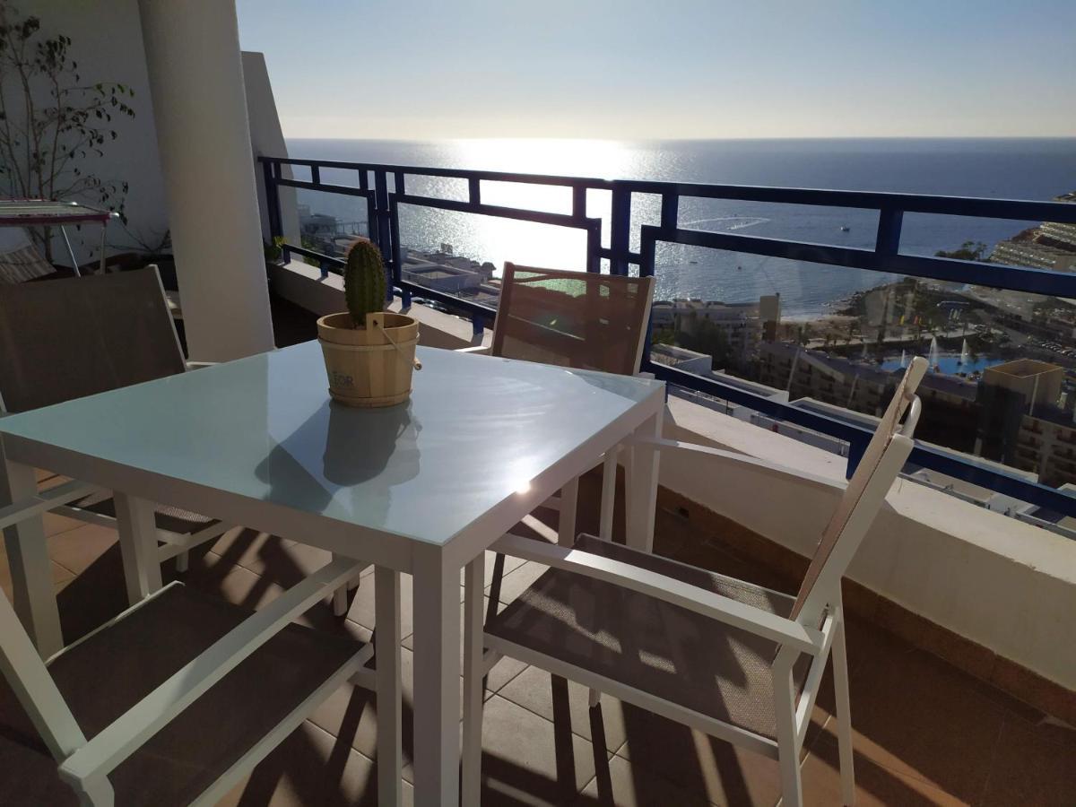 Ocean View Apartment In Taurito, Mogan - Top Floor Exteriör bild