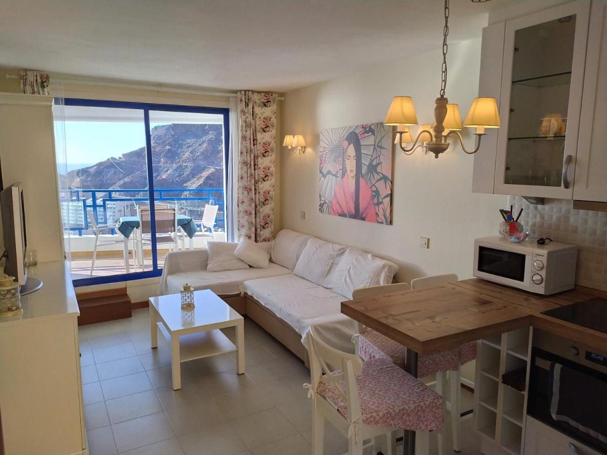 Ocean View Apartment In Taurito, Mogan - Top Floor Exteriör bild