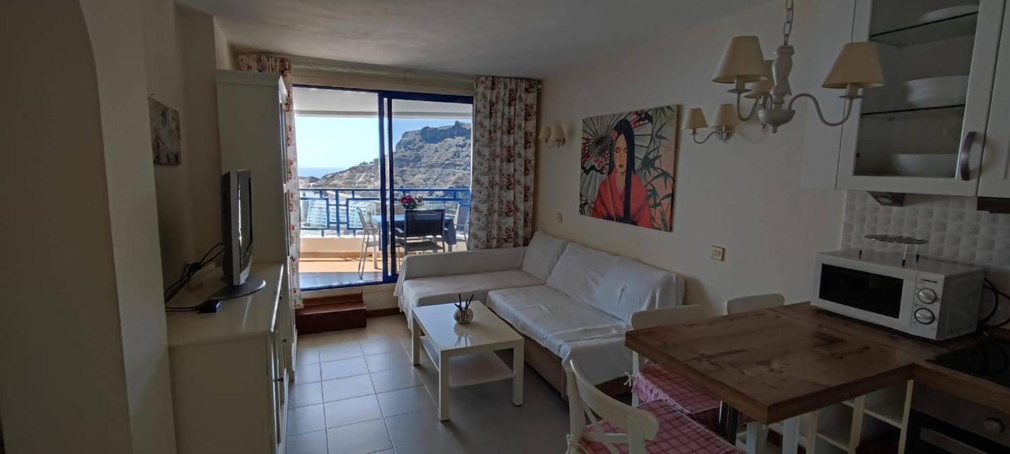 Ocean View Apartment In Taurito, Mogan - Top Floor Exteriör bild