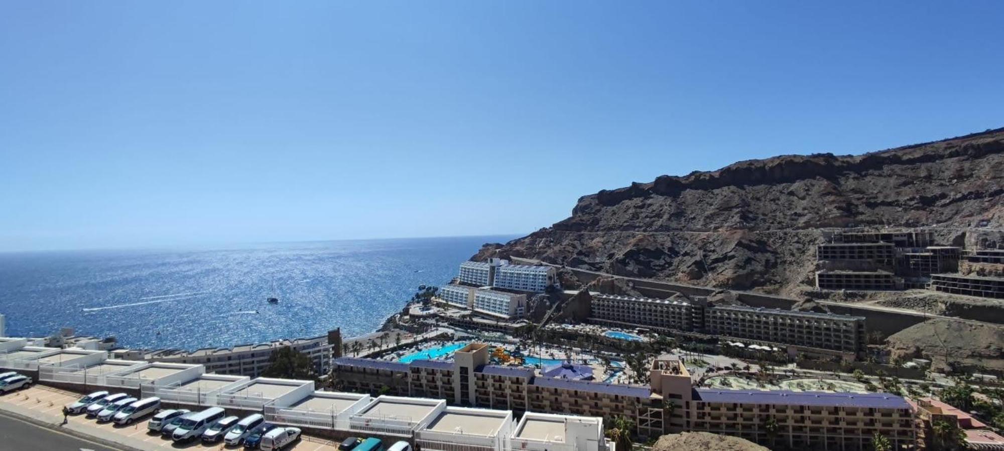 Ocean View Apartment In Taurito, Mogan - Top Floor Exteriör bild