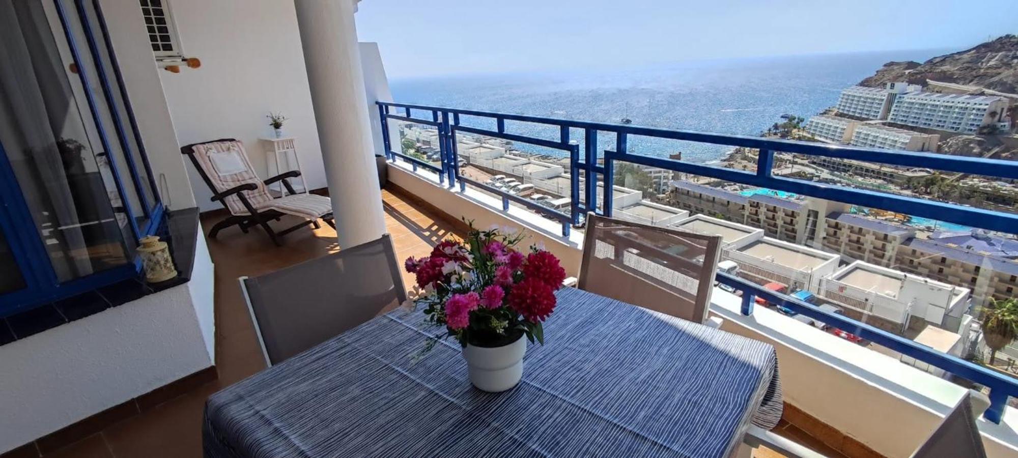 Ocean View Apartment In Taurito, Mogan - Top Floor Exteriör bild