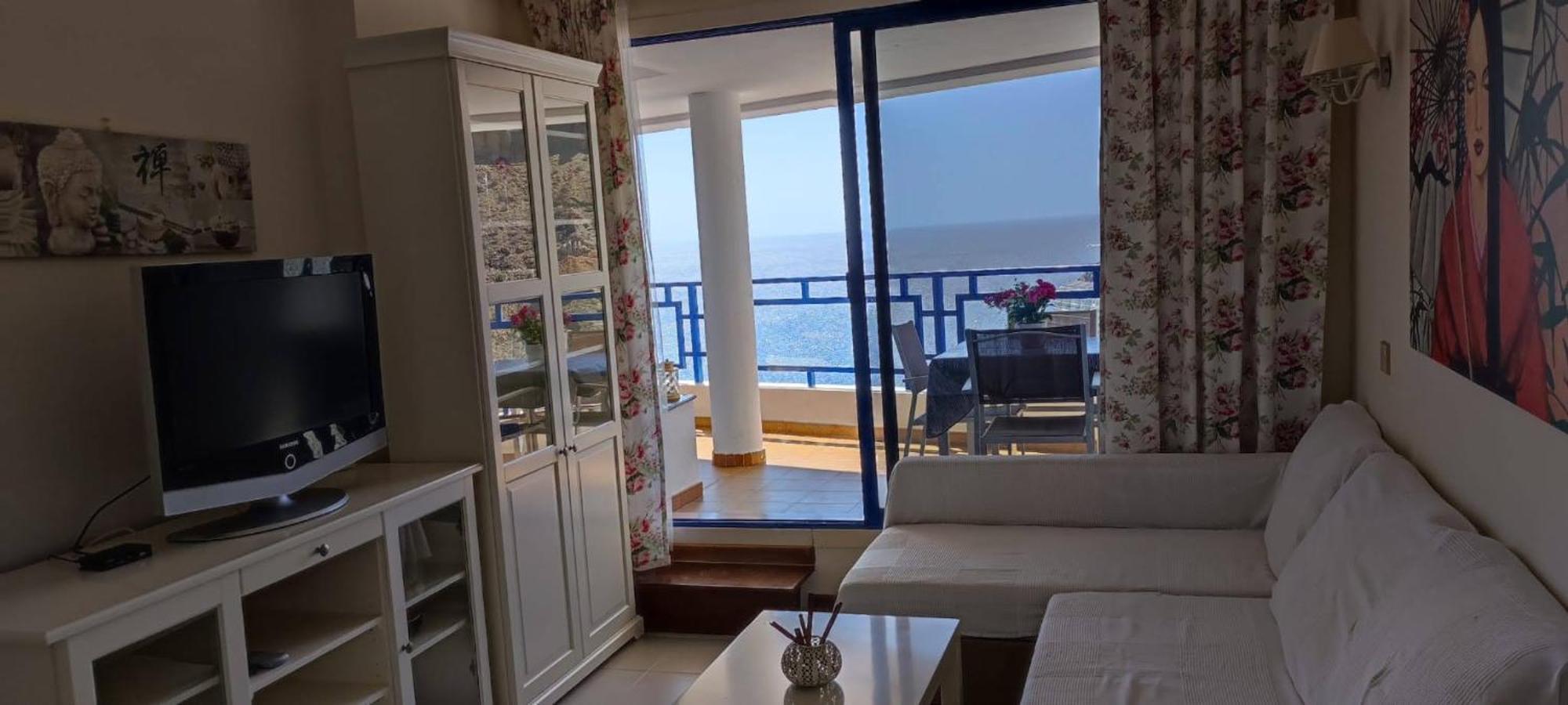 Ocean View Apartment In Taurito, Mogan - Top Floor Exteriör bild