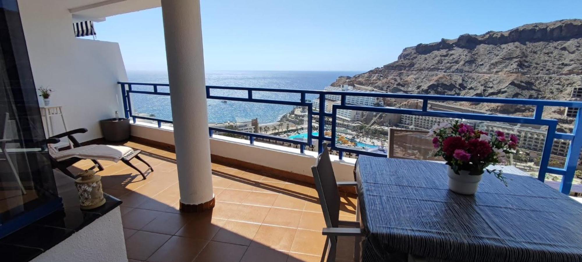 Ocean View Apartment In Taurito, Mogan - Top Floor Exteriör bild